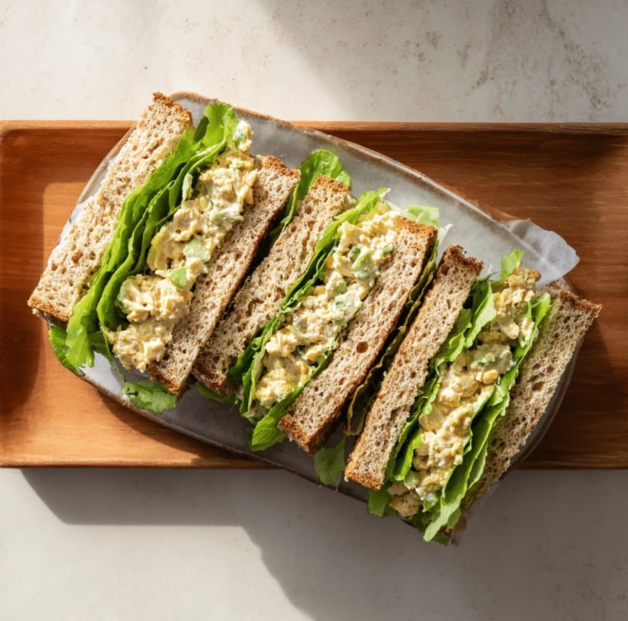 Vegan "Chickpea Tuna" Salad Sandwich